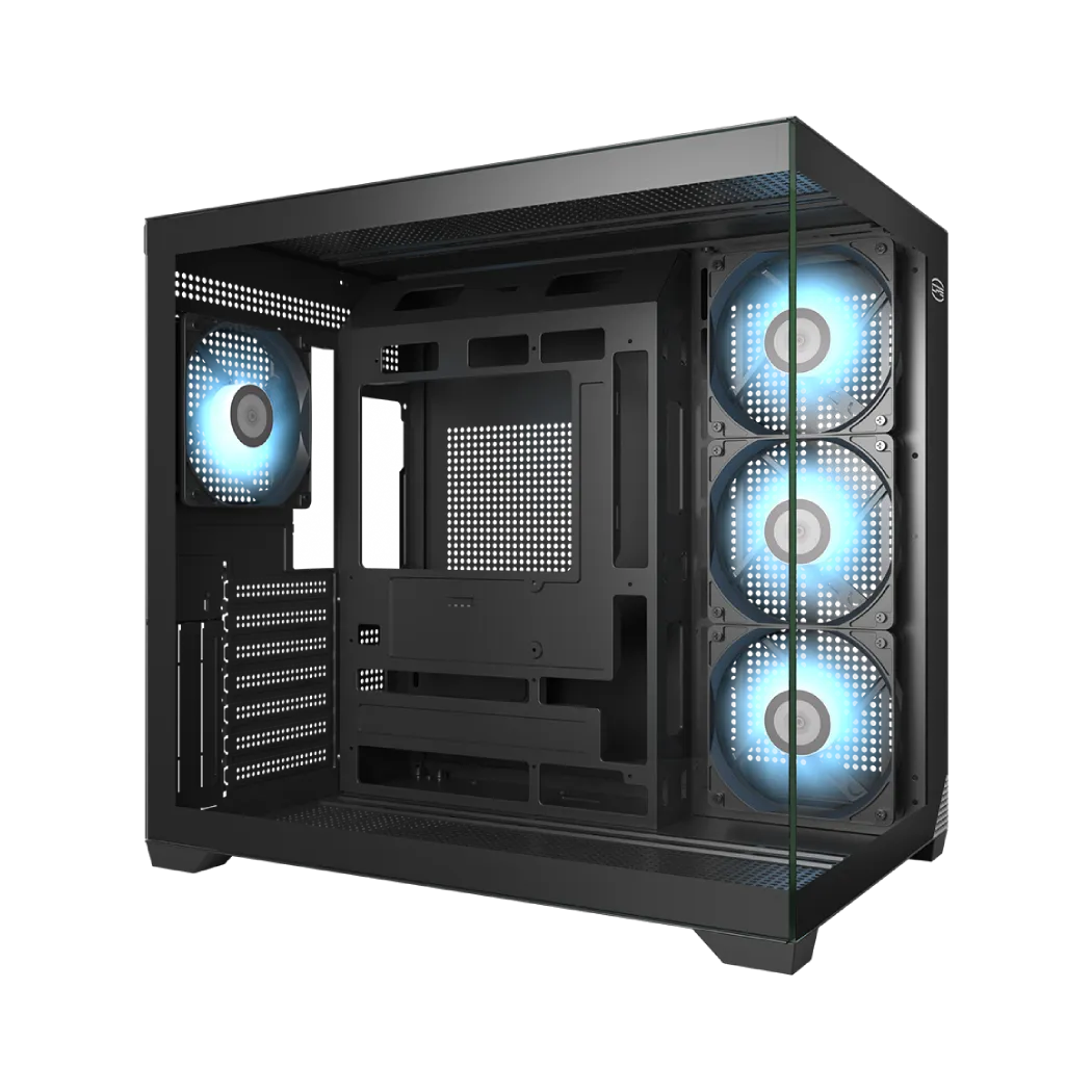 Корпус PCCooler C3T700 BK ATX/mATX/ITX USB-C USB3.0 USB2.0 Black