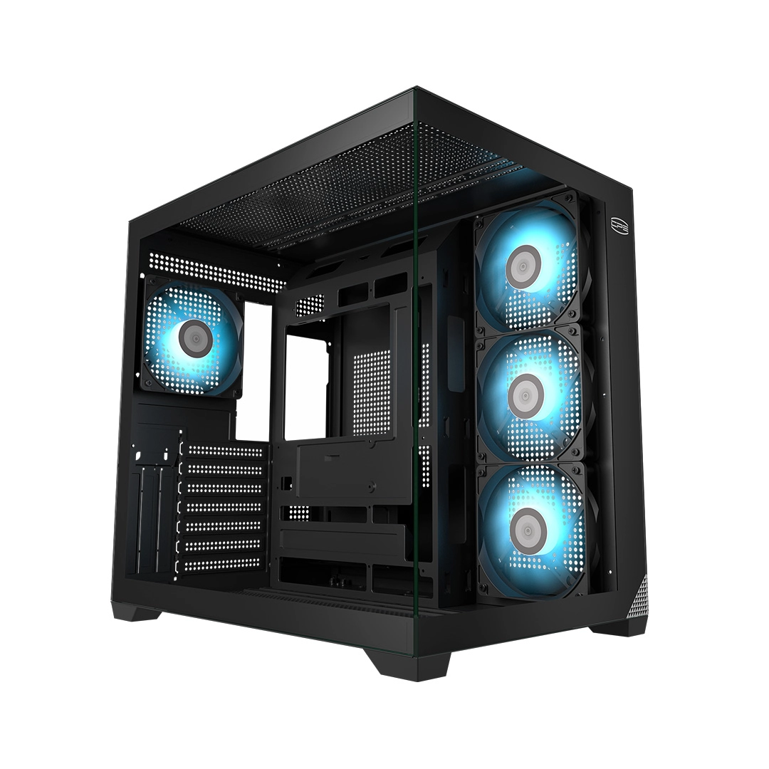 Корпус PCCooler C3T700 ARGB BK ATX/mATX/ITX USB-C USB3.0 USB2.0 Black