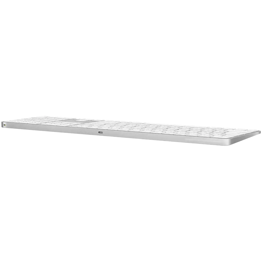 Magic Keyboard with Touch ID and Numeric Keypad for Mac models with Apple silicon - Russian - White Keys,Model A3119