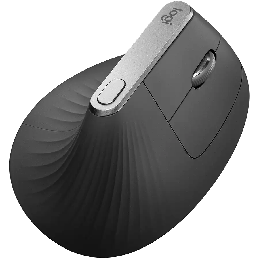 Мышь беспроводная Logitech MX Vertical (400-4000 dpi, Bluetooth, 2.4 GHz/USB-ресивер (Logitech Unifying®), 4 настраиваемые кнопки, перезаряжаемая литий-полимерная батарея (240 мА·ч)), (M/N: M-R0074 / C-U0007)