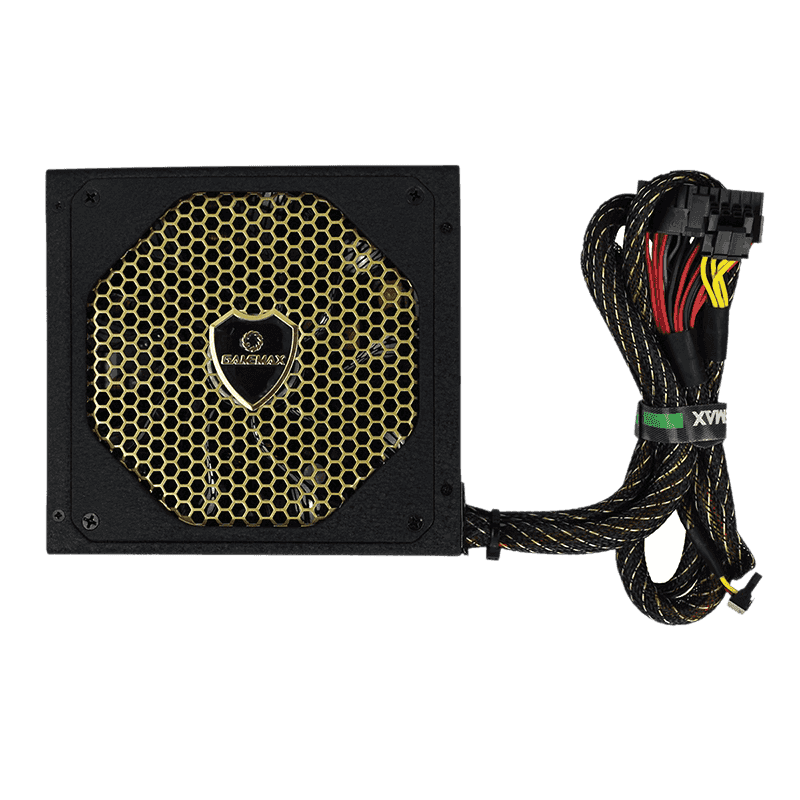 БП ATX 500W GameMax GM 500G, Gold, 24+4/24+8, 14cm,1x6p PCI-E2, 1x6+2p PCI-E