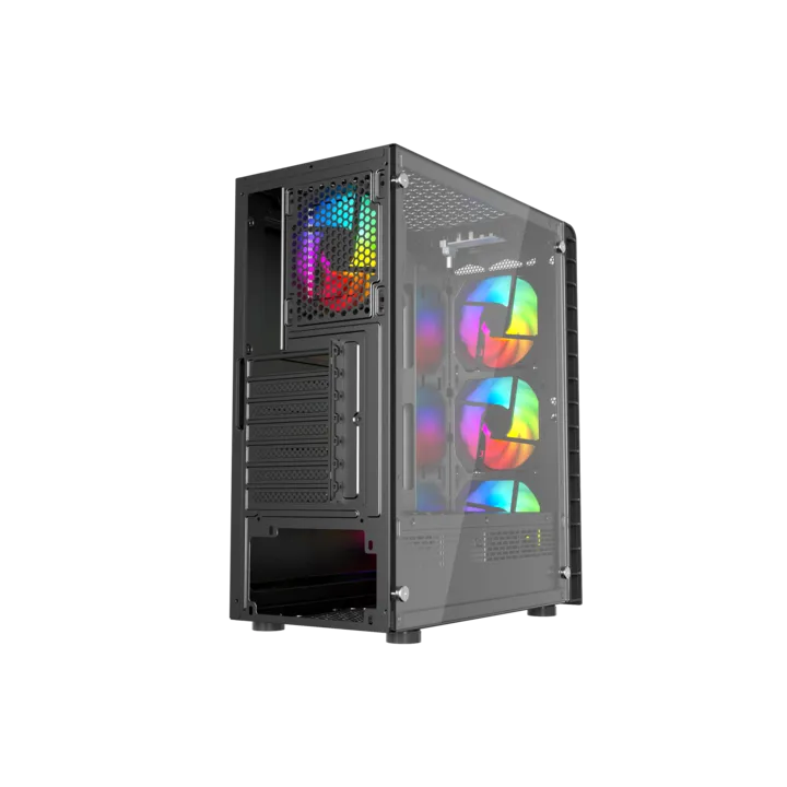 Корпус Wintek Energy JX188-11-M GT, Midi Tower, ATX, Black, 2x3.5"/2x2.5", 2xUSB, USB3.0