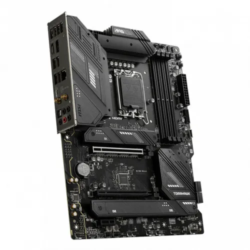 Матплата MSI MAG B760 Tomahawk WiFi, iB760, S1700, ATX, 4DDR-5, 2xPCI-Ex16,4SATA,3xM.2,HDMI,DP,16USB