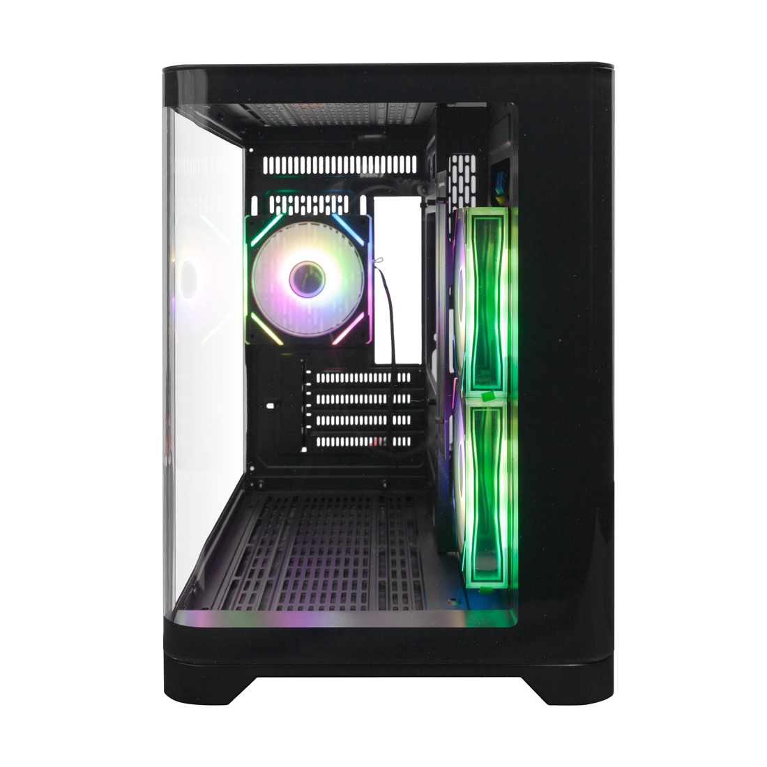 Корпус 1Stplayer UVIEV UV5, Mini Tower, m-ATX, m-ITX, Black, 1x3.5"/2x2.5", 2xUSB3.0
