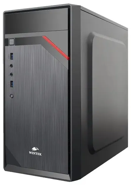 Корпус Wintek K0610 V3, Mini Tower, mATX, Black, 1x5.25"/3x3.5"/2x2.5" HDD, 2xUSB, Mic+Audio