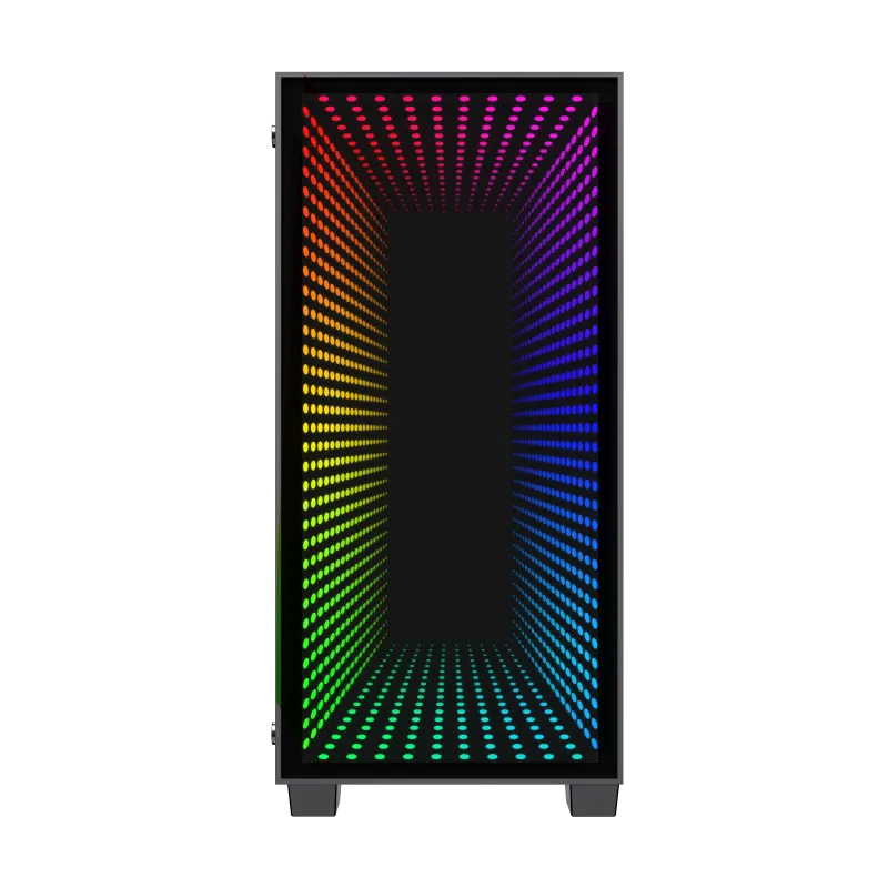 Корпус GameMax Mini Abyss MFG.H608, Mini Tower, m-ATX, Black, 2x3.5"/2x2.5", 2xUSB3.0
