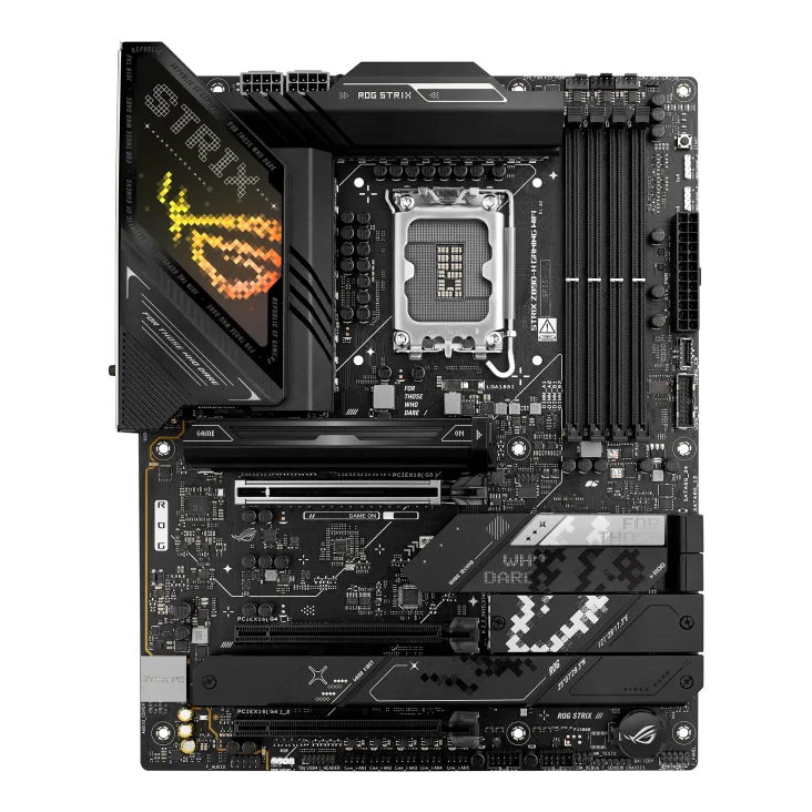 Материнская плата ASUS ROG STRIX Z890-H GAMING WIFI, LGA1851 Z890 4xDDR5 4xSATA3 4xM.2 HDMI DP 2xUSB-C ATX
