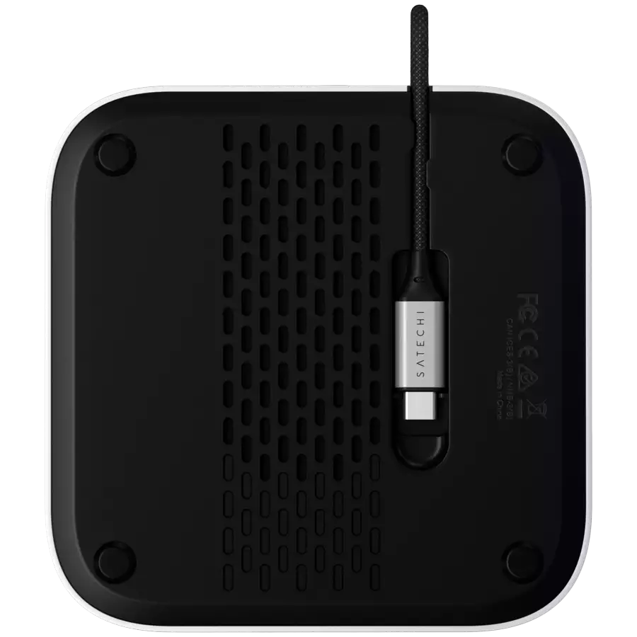 SATECHI Mac Mini M4 Stand & Hub with SSD Enclosure