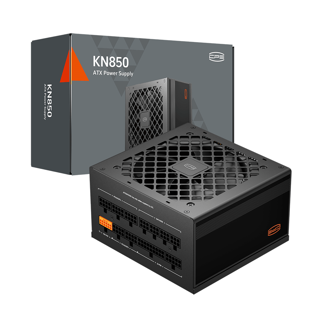 Блок питания PCCooler KN850, 850W, Full Modular, 80PLUS GOLD, Fan 120mm, Черный, KN850