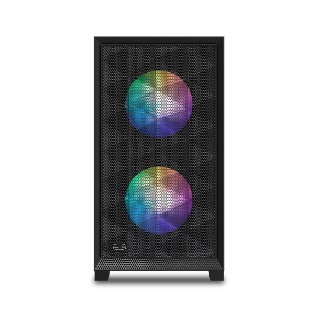 Корпус PCCooler C3D310 BK ARGB mATX/ITX 2x3.5", 2x2.5", USB3.0, 2xUSB2.0, 2xFAN ARGB included, Black