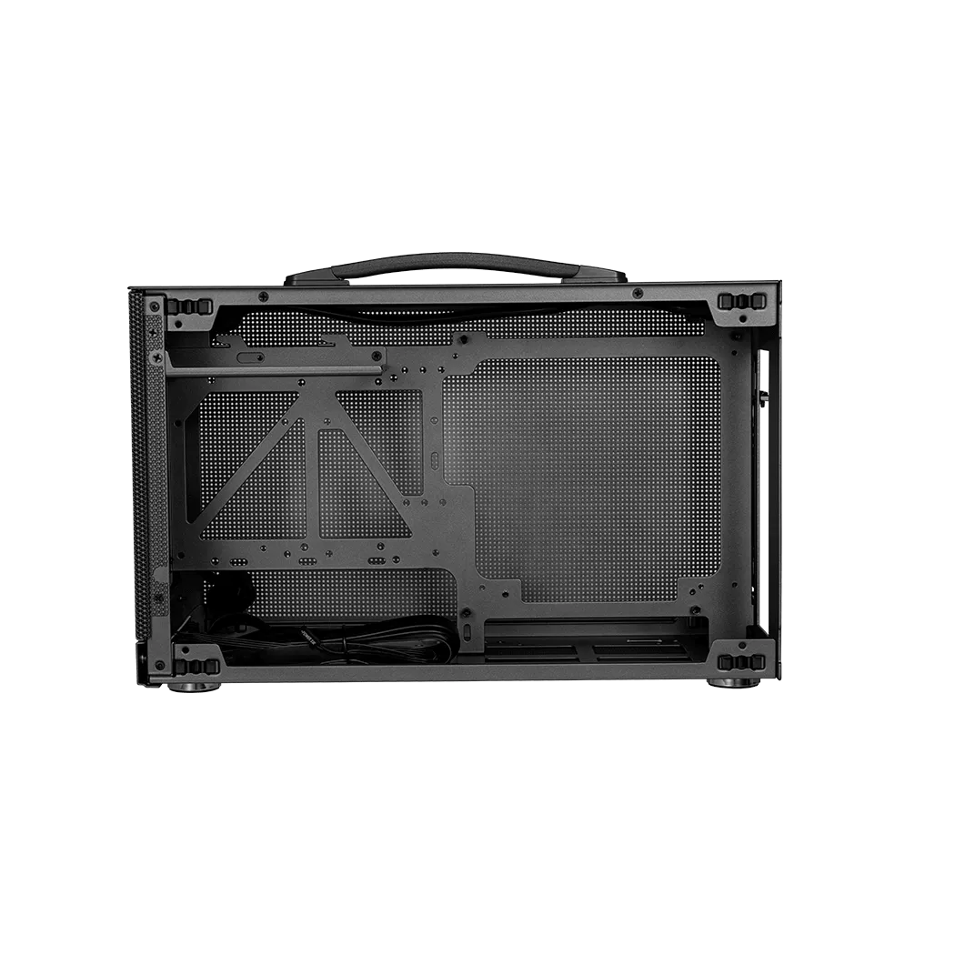 Корпус PCCooler K101 MESH GY 3F ITX 2xUSB3.0, USB-C, 1x3.5", 4x2.5" Предустановлено 3 вентилятора, Цвет: Grey