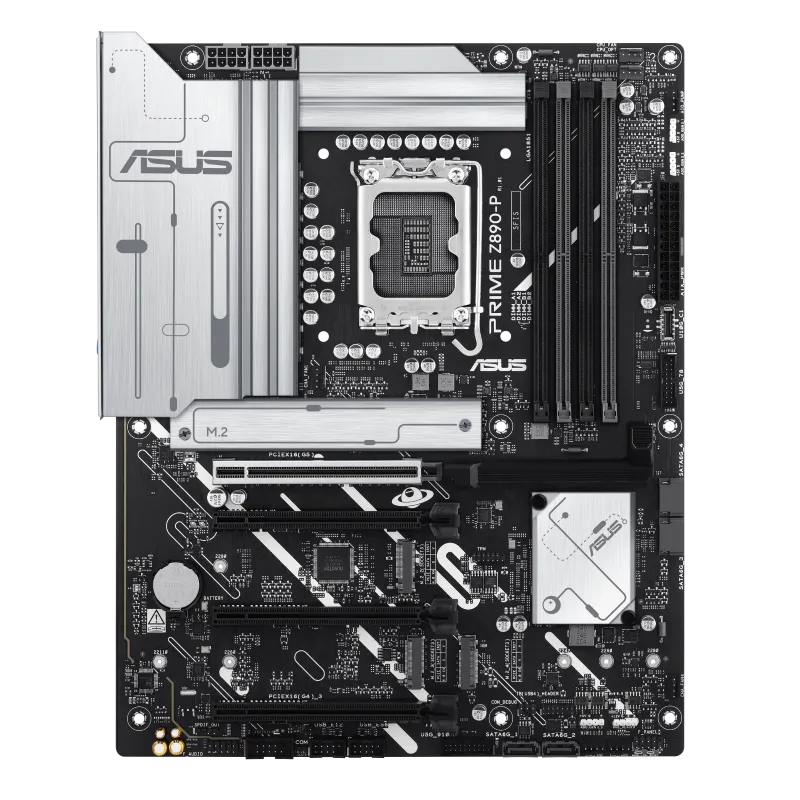 Матплата Asus Prime Z890-P, iZ890, S1851, ATX, 4DDR-5, 4xPCI-Ex16, 4SATA, 4xM.2, HDMI, DP, 16USB