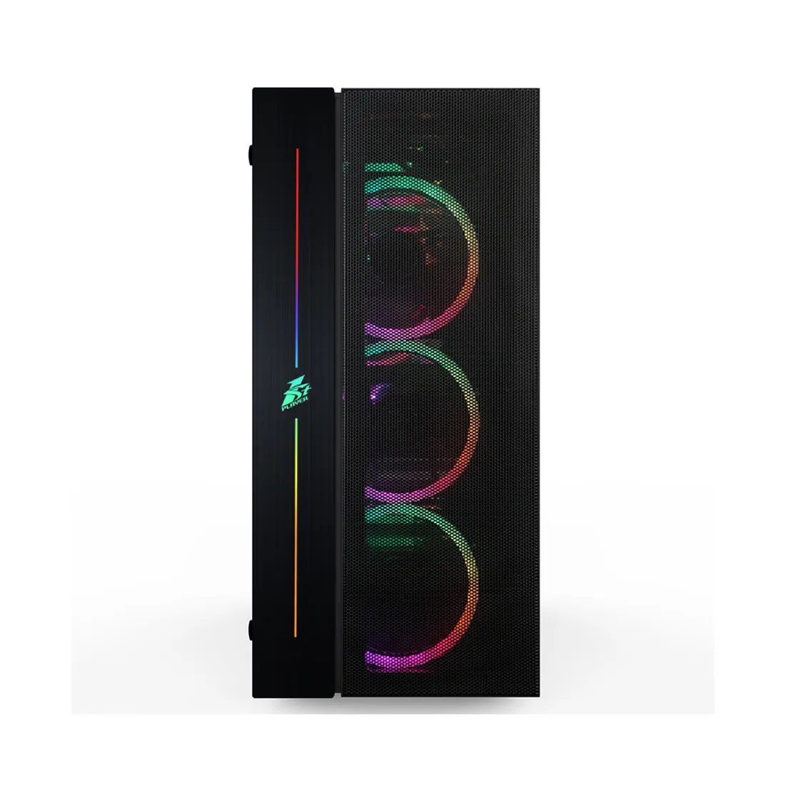 Корпус 1Stplayer BLACK.SIR B7, Midi Tower, ATX, Black, 2x3.5"/2x2.5", 2xUSB2.0, USB3.0, RGB