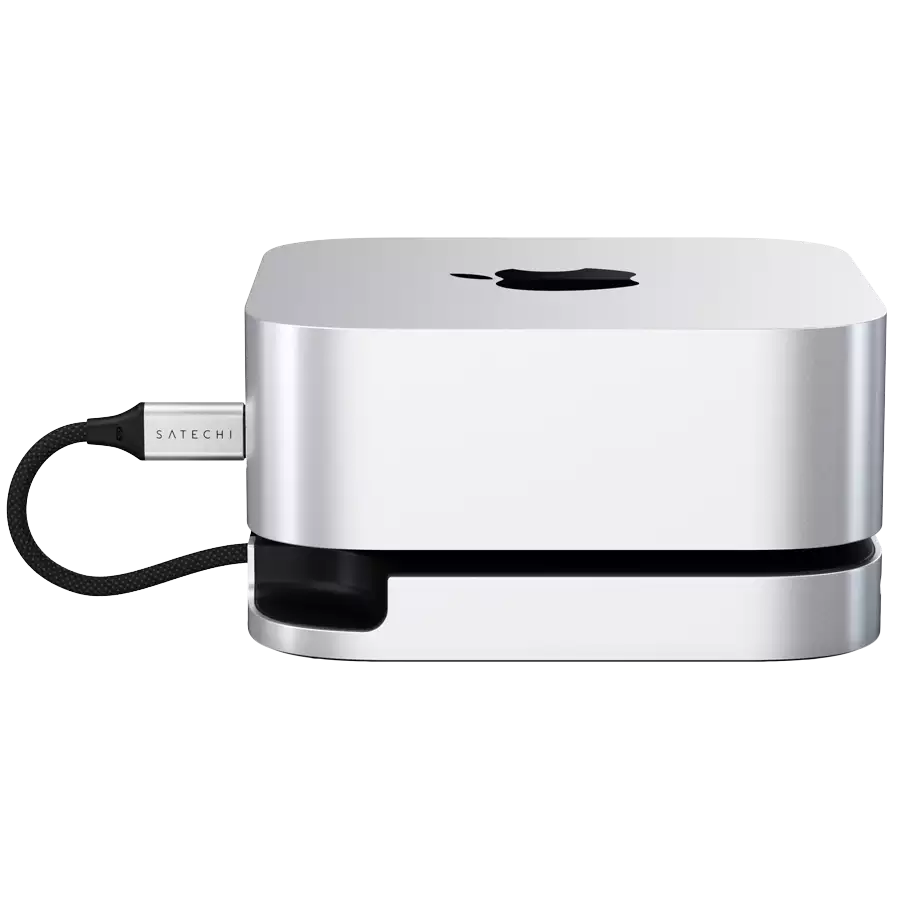 SATECHI Mac Mini M4 Stand & Hub with SSD Enclosure