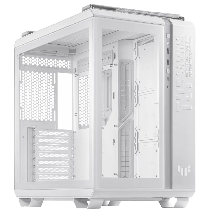 Корпус Asus TUF Gaming GT502, Midi Tower, ATX, White, 4x3.5"/4x2.5", 3xUSB