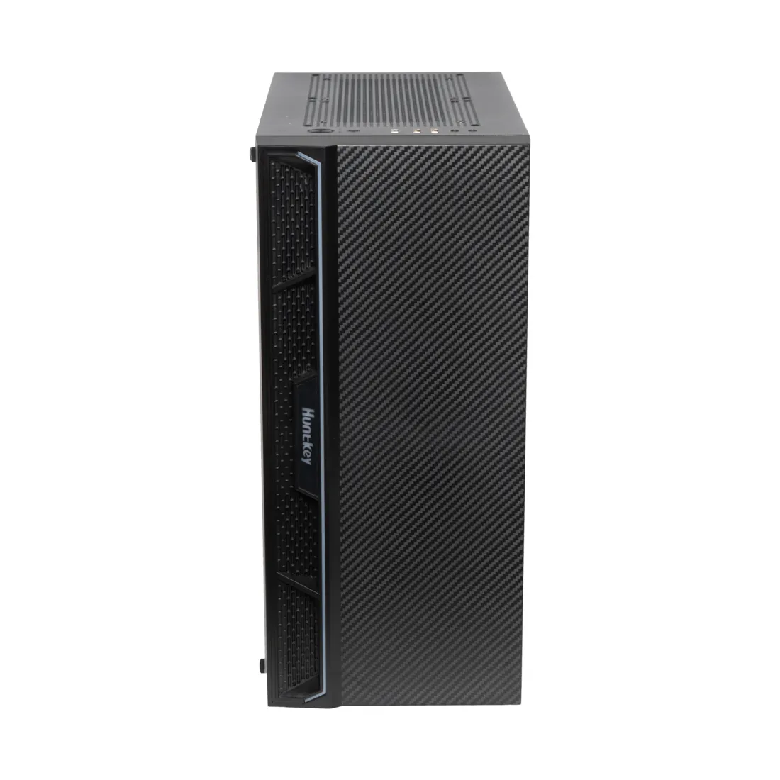 Корпус HuntKey GS450S, Midi Tower, ATX, m-ATX, Black, 2x3.5"/2x2.5", 2xUSB2.0, USB3.0, Без Б/П