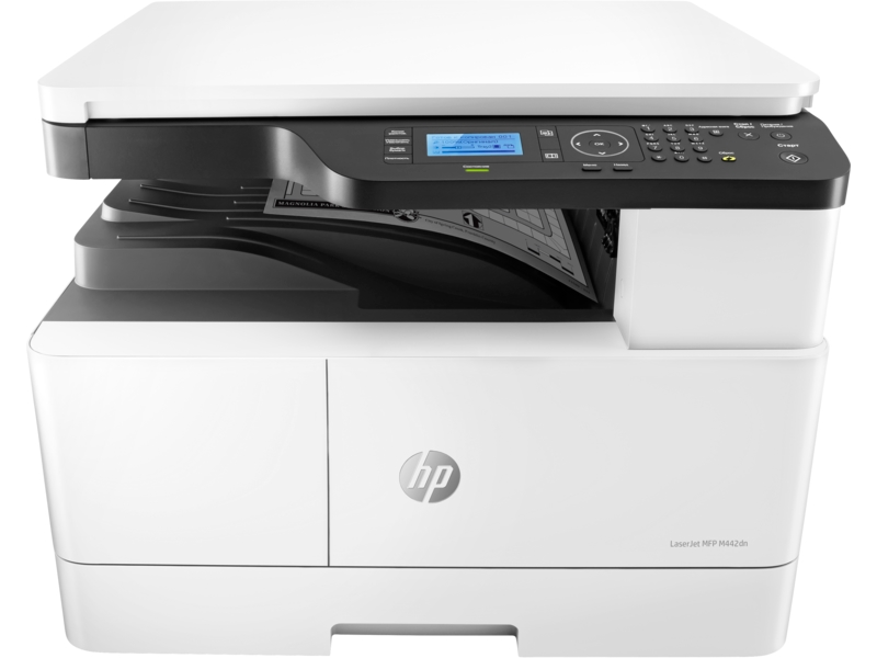 МФУ HP 8AF71A LaserJet MFP M442dn Prntr (A3) Printer/Scanner/Copier, 1200 dpi, 24/13 ppm (A4/A3), 512 MB, 600 MHz, 100+250 tray, Duplex, USB+Ethernet, Duty 50K A4