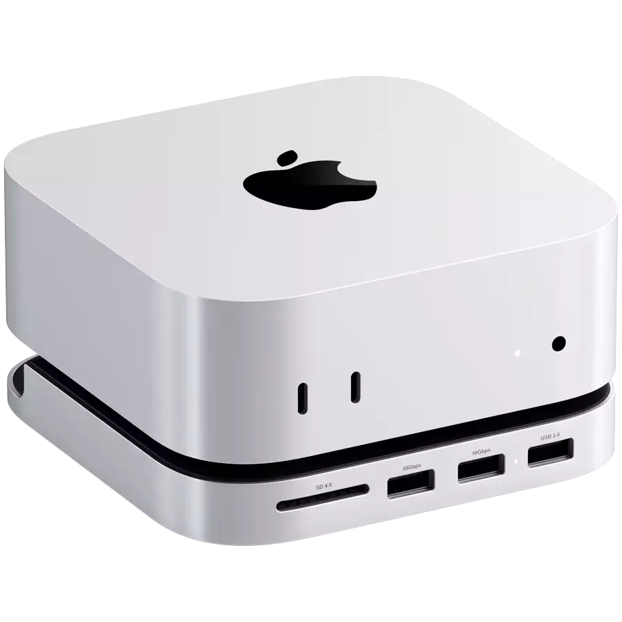 SATECHI Mac Mini M4 Stand & Hub with SSD Enclosure
