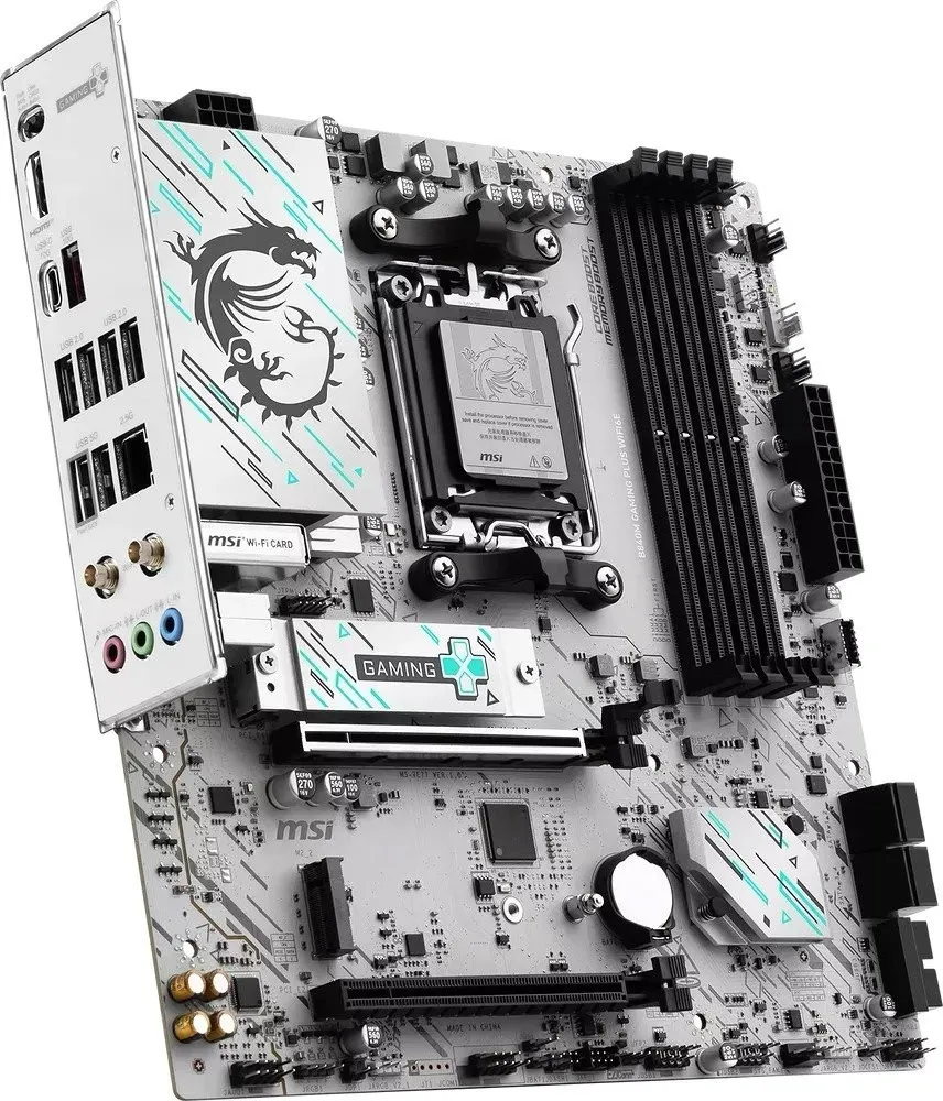 Материнская плата MSI B840M GAMING PLUS WIFI6E AM5 4xDDR5 4xSATA3 RAID 2xM.2 HDMI Type-C mATX