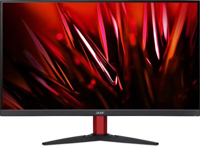 Монитор 23.8" Acer Nitro KG242YEbmiix, Black-Red, IPS,1920x1080@100Hz,250кд/м2,1000:1,1ms,VGA,2xHDMI