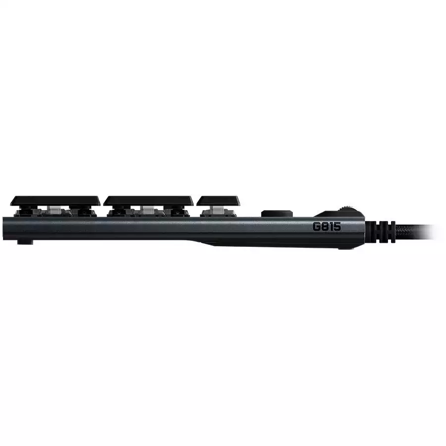 Клавиатура Logitech G815, Black-Grey, Wired, Gaming, Multimedia, RGB-Backlight, GL Tactile Brown,USB