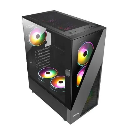 Корпус HuntKey GX660T, Midi Tower, ATX, m-ATX, Black, 2x3.5"/2x2.5", 2xUSB2.0, USB3.0