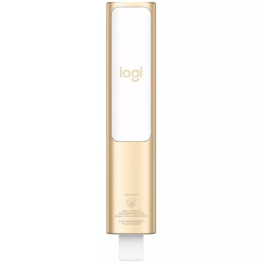 Презентер Logitech Spotlight Presentation Remote, Gold, 85 mAh, BT/2.4GHz, USB
