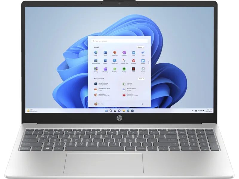 Ноутбук HP 15-fd0251ci, Core i3-1315U/15.6"FHD/8GB/512GB/UHD Graphics/DOS