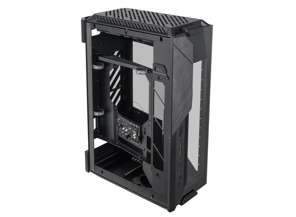 Корпус Asus ROG Z11 GR101, Mini Tower, m-ITX, Black, 4x2.5", 2xUSB, 2xUSB3.0, USB-C, RGB