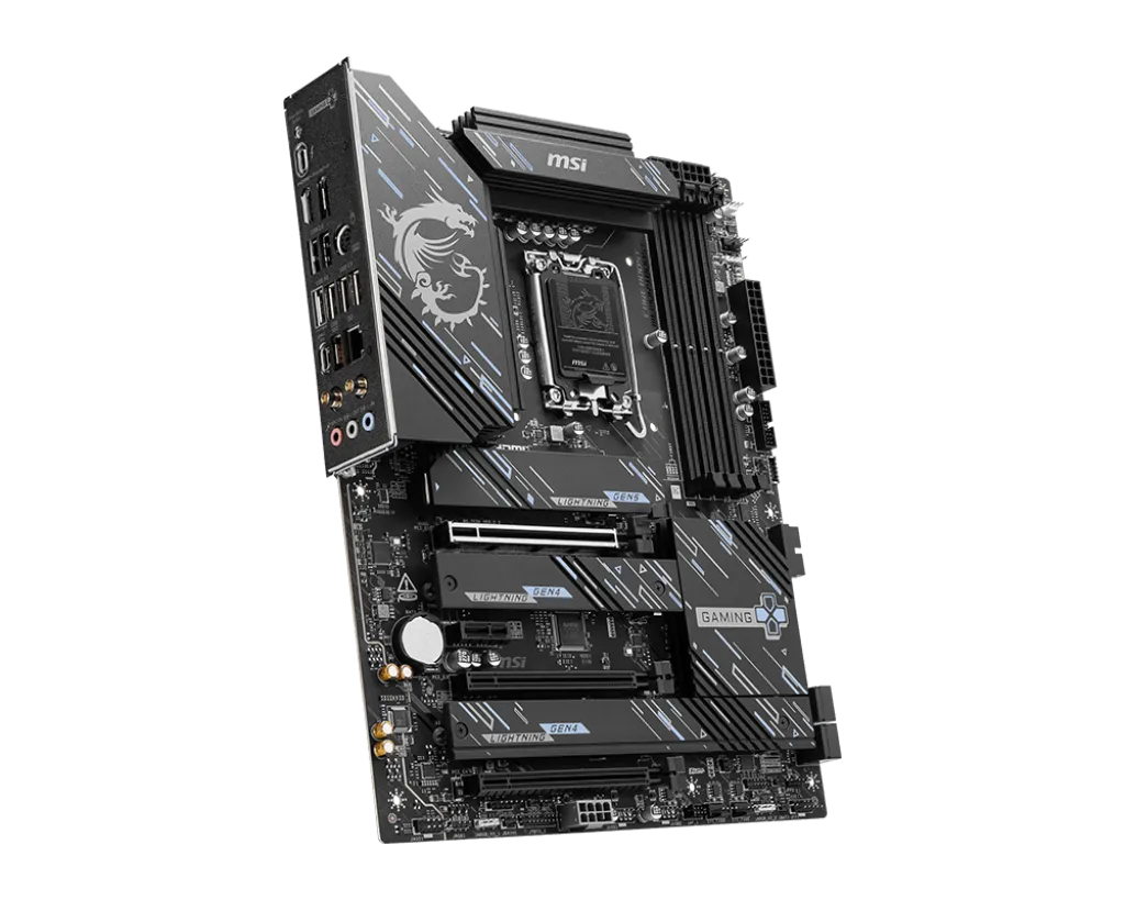 Материнская плата MSI Z890 GAMING PLUS WIFI LGA1851 4xDDR5 6xSATA3 RAID 4M.2 HDMI DP ATX