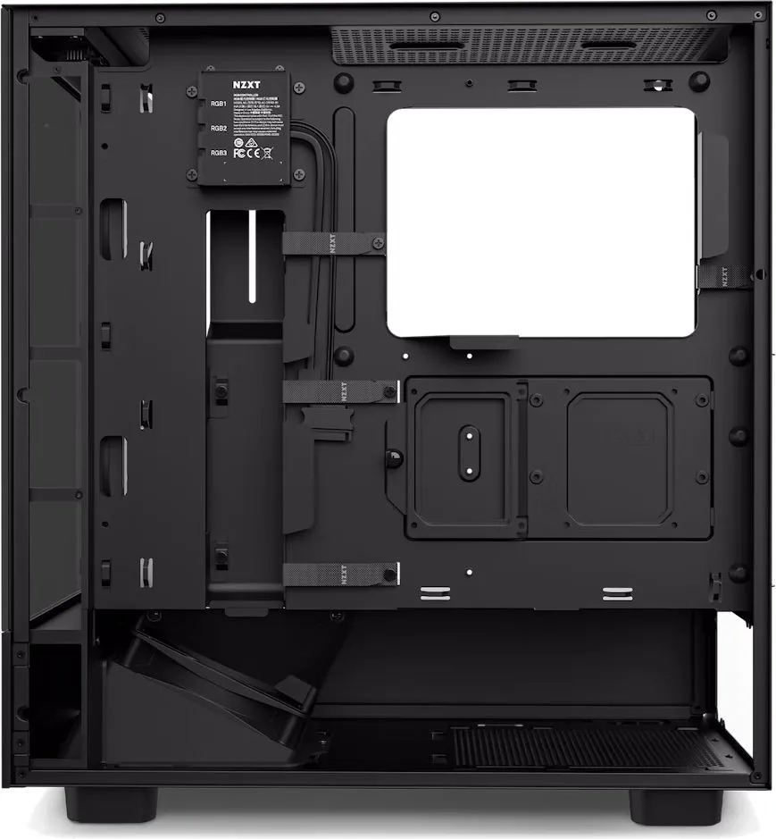 Корпус NZXT H5 Elite, Midi Tower, ATX, m-ATX, Black, 1х3.5"/2х2.5", USB3.2, USB-C