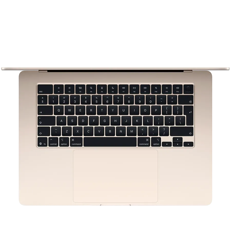15-inch MacBook Air: Apple M4 chip with 10-core CPU and 10-core GPU, 24GB, 512GB SSD - Starlight,Model A3241
