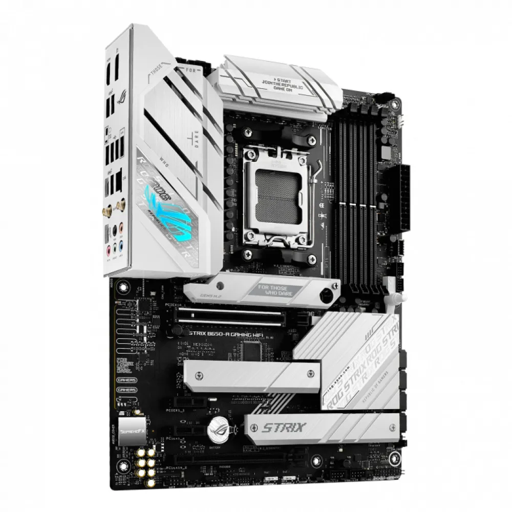 Материнская плата ASUS ROG STRIX B650-A GAMING WIFI AM5 4xDDR5 4xSATA3 Raid 3xM.2 HDMI DP ATX