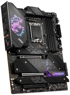 Матплата MSI MPG Z690 Carbon WiFi, iZ690, S1700, ATX, 4DDR-5, 3xPCI-Ex16, 6SATA,5xM.2,HDMI,DP,17USB
