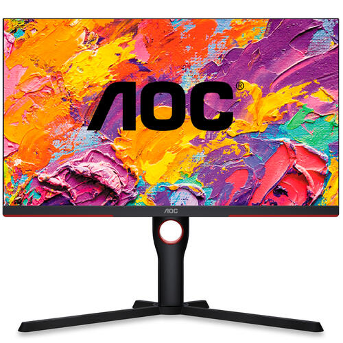 Монитор Игровой с Частотой 240 Герц 24,5" AOC 25G3ZM/BK VA 1920x1080 240Hz 1ms 300cdm 3000:1 80M:1 Угол обзора 178/178 2xHDMI DP Регулировка по высоте 130мм, Черный