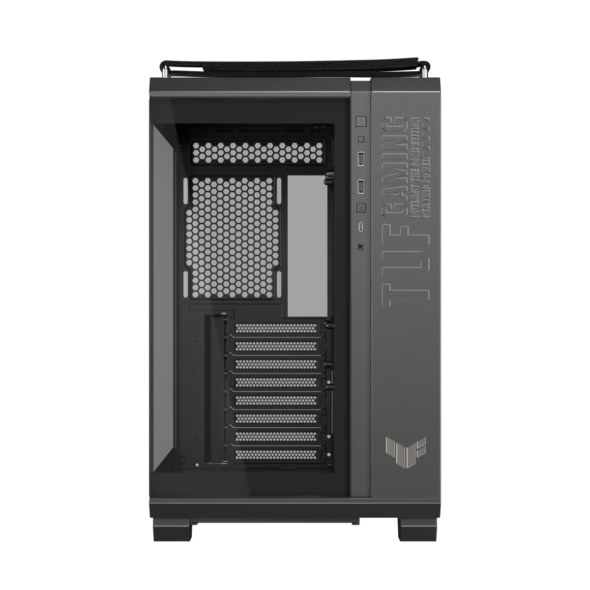 Корпус ASUS TUF Gaming GT502 HORIZON Black ATX/micro ATX/mITX GT502 PANO/ARGB FANS/BLK/TG//