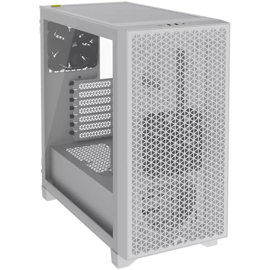 Corsair 3000D Tempered Glass Mid-Tower, White