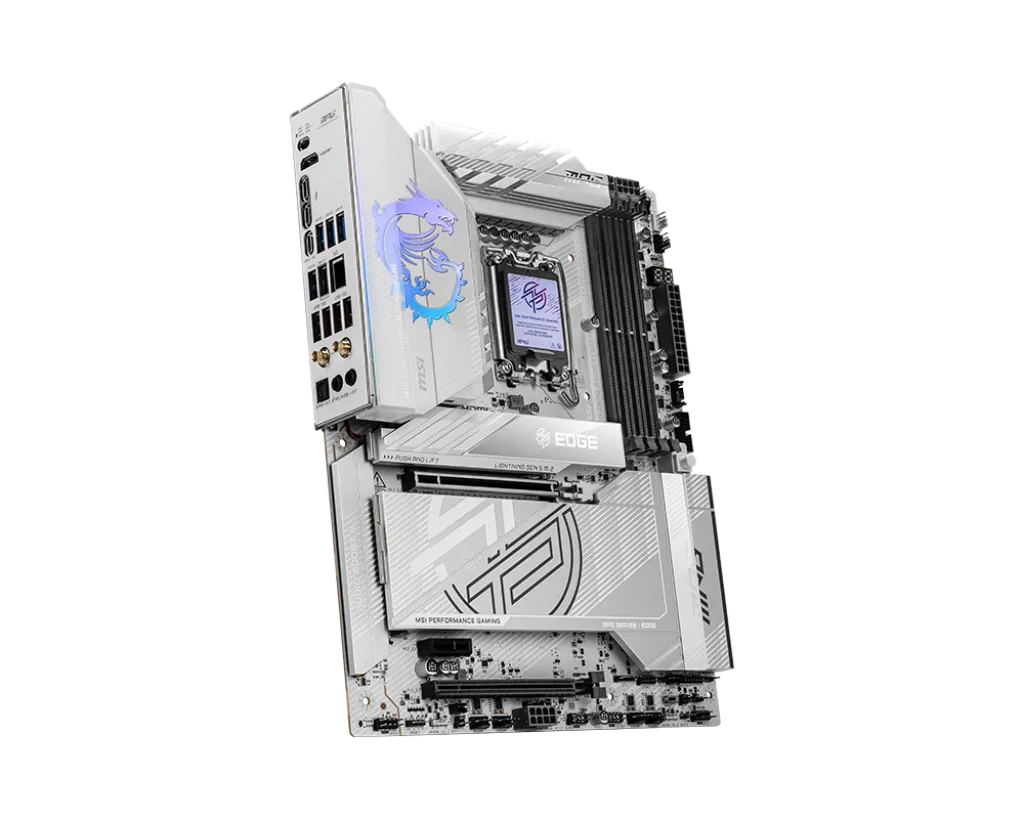 Материнская плата MSI MPG Z890 EDGE TI WIFI LGA1851 4xDDR5 4xSATA3 RAID 5xM.2 1xHDMI 2xThunderbolt4 Wi-Fi Bluetooth ATX