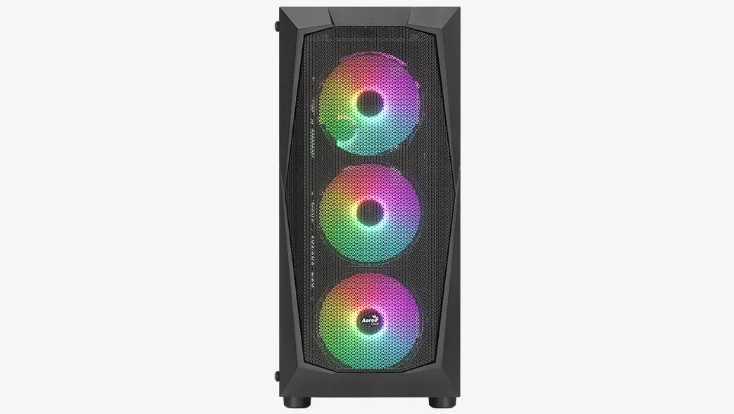 Корпус AeroCool Falcon-G-BK-v1, Midi Tower, ATX, Black, 2x3.5"/1x2.5", USB, 2xUSB3.0
