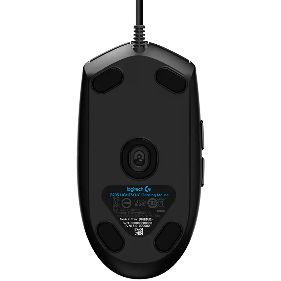 Мышь игровая Logitech G102 LIGHTSYNC, Black (арт. 910-005823, M/N: MU0054)