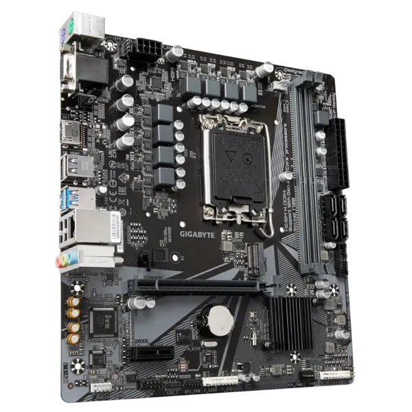 Матплата Gigabyte H610M H V3 DDR4, iH610, S1700, 2DDR-4, 1xPCI-Ex16/1х1, 4SATA, 1xM.2,VGA,HDMI,12USB