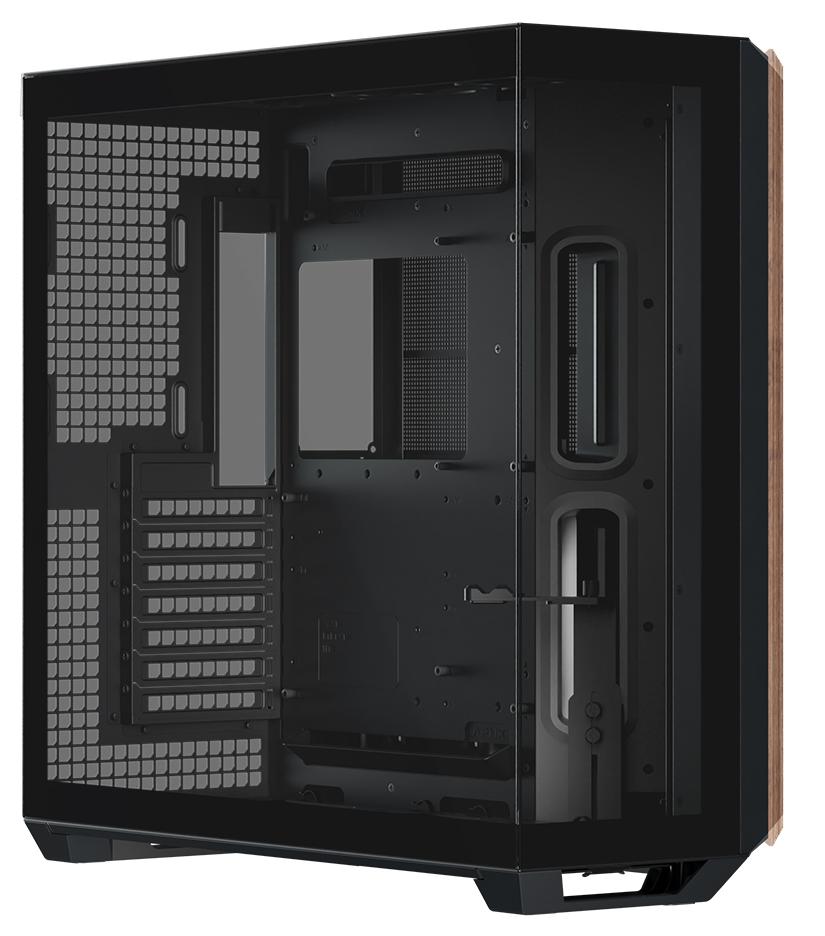 Корпус AeroCool APNX V1, Midi Tower, ATX, Black, 2x3.5"/6x2.5", 2xUSB3.2, USB-C