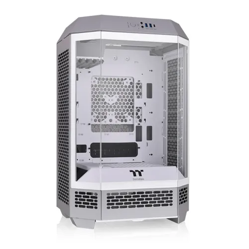 Корпус Thermaltake The Tower 300 Limestone, Micro Tower, m-ITX, Gray, 3x3.5"/3x2.5", 2xUSB3.0, USB-C