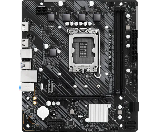 Материнская плата ASRock H610M-H2/M.2 D5 LGA1700 2xDDR5 4xSATA M.2 2xHDMI mATX