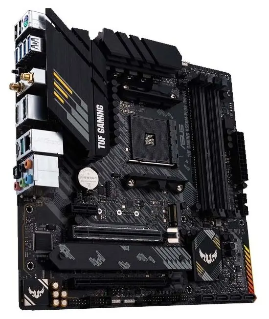 Материнская плата ASUS TUF GAMING B550M-PLUS AMD B550 AM4 4xDDR4 4xSATA3 2xM.2 RAID HDMI DP mATX