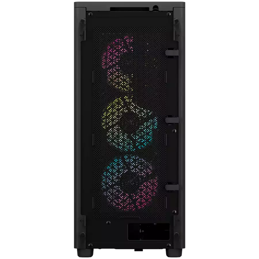Корпус Corsair iCUE 2000D RGB Airflow, mini-ITX, Black, 3x2.5", 2xUSB3.0, USB-C