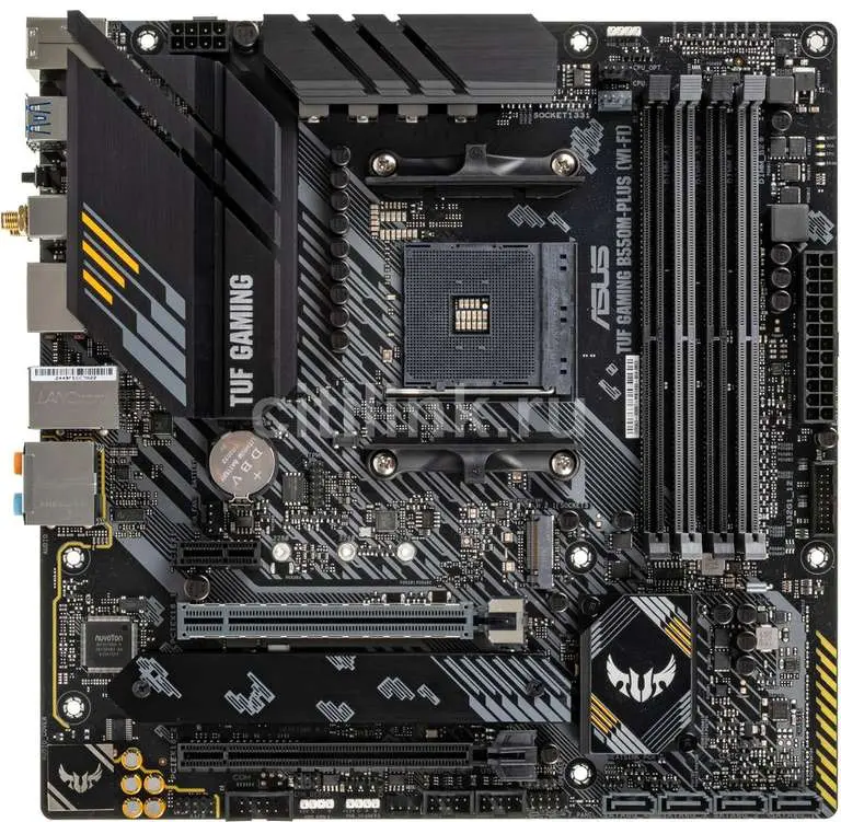 Материнская плата ASUS TUF GAMING B550M-PLUS WIFI II AM4 4xDDR4 4xSATA3 RAID 2xM.2 HDMI DP mATX