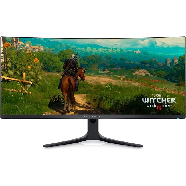 Монитор Dell/Alienware AW3423DWF/34.18 ''/OLED/3440x1440 Pix/HDMI/2xDP/4xUSB/AudioOut/Headphones/0,1 мс/1 000 ANSI люм/1 000 000:1/165 Hz