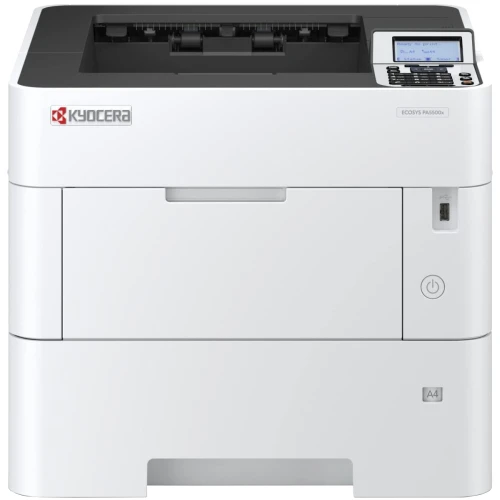 Принтер лазерный Kyocera ECOSYS PA5500x (A4), монохромный, 1200x1200 dpi, 55 ppm, 512 MB, 1.4 GHz, tray 100+500 sheets, USB+Ethernet, Duplex, LCD, drum 500k, starter toner 10k
