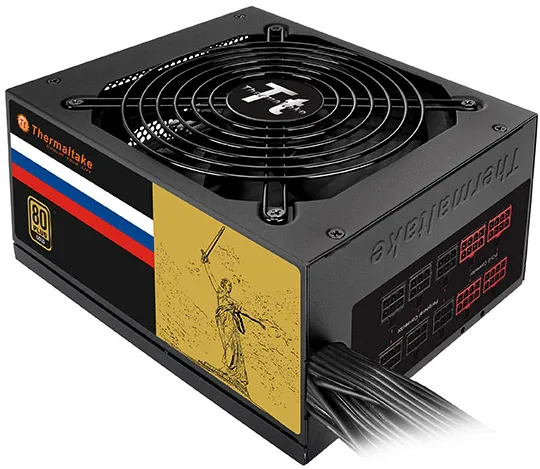 БП ATX 750W Thermaltake Нева GF1, Gold, 20+4/24+4/24+8, 14cm, 4x6+2p PCI-E